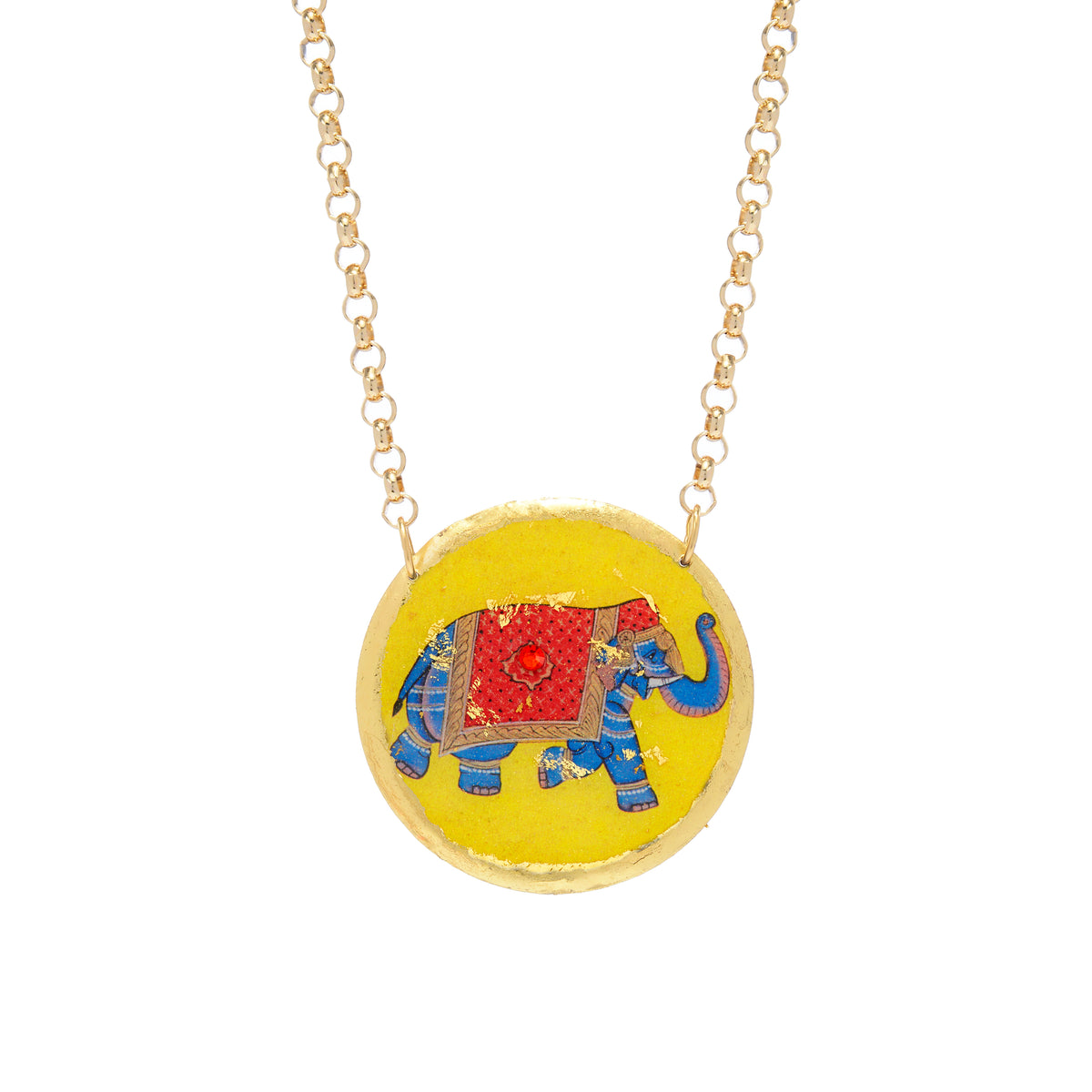 Indian hot sale elephant necklace